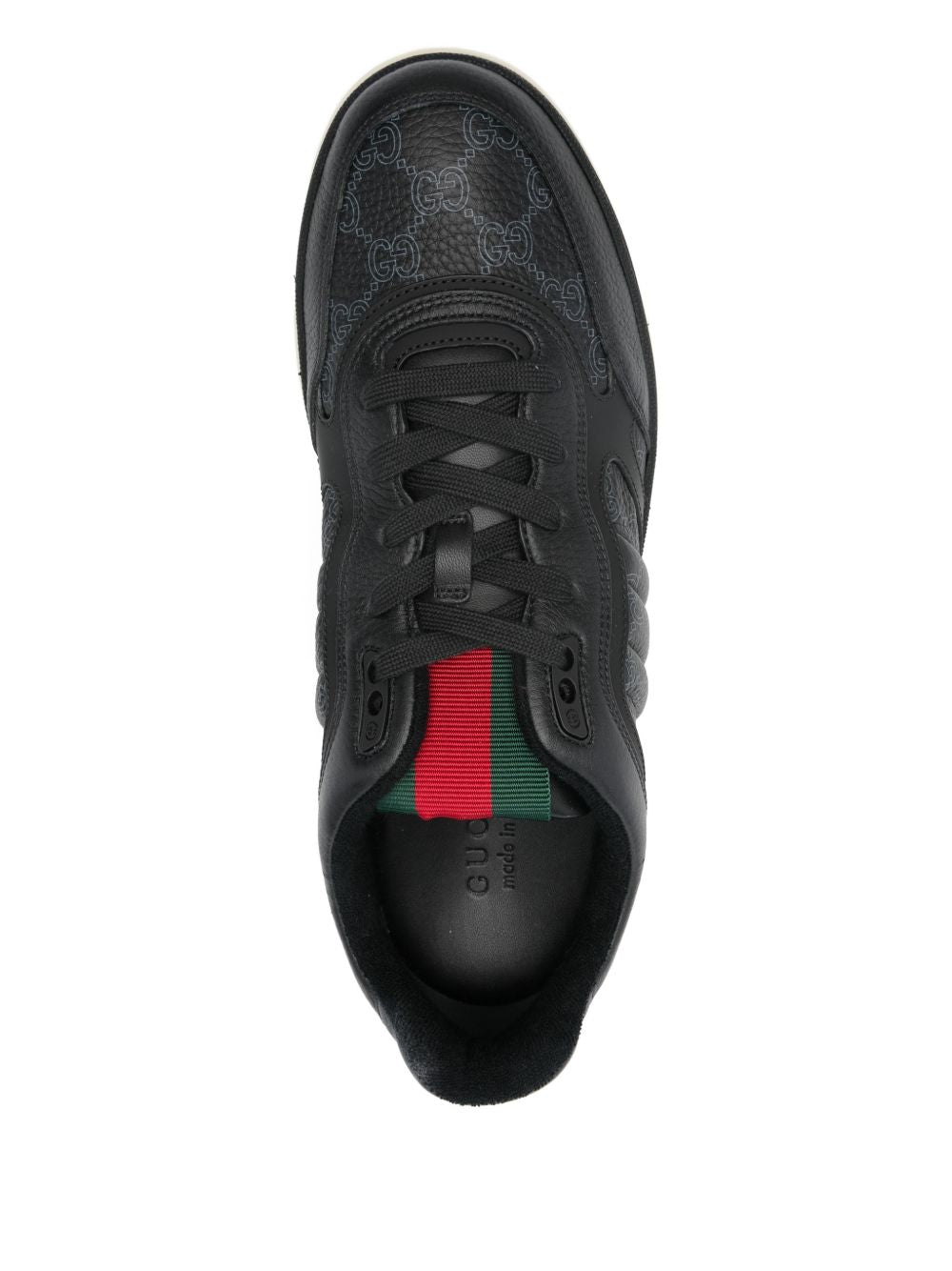 Gucci Men Re-Web Leather Sneakers GUCCI