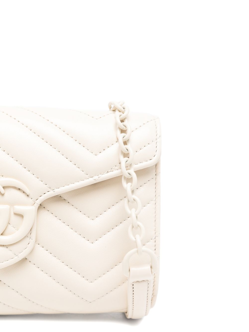 Gucci Women Gg Marmont Leather Wallet On Chain GUCCI