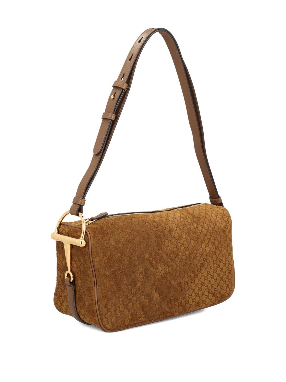 Gucci Women Half Horsebit Medium Leather Shoulder Bag GUCCI