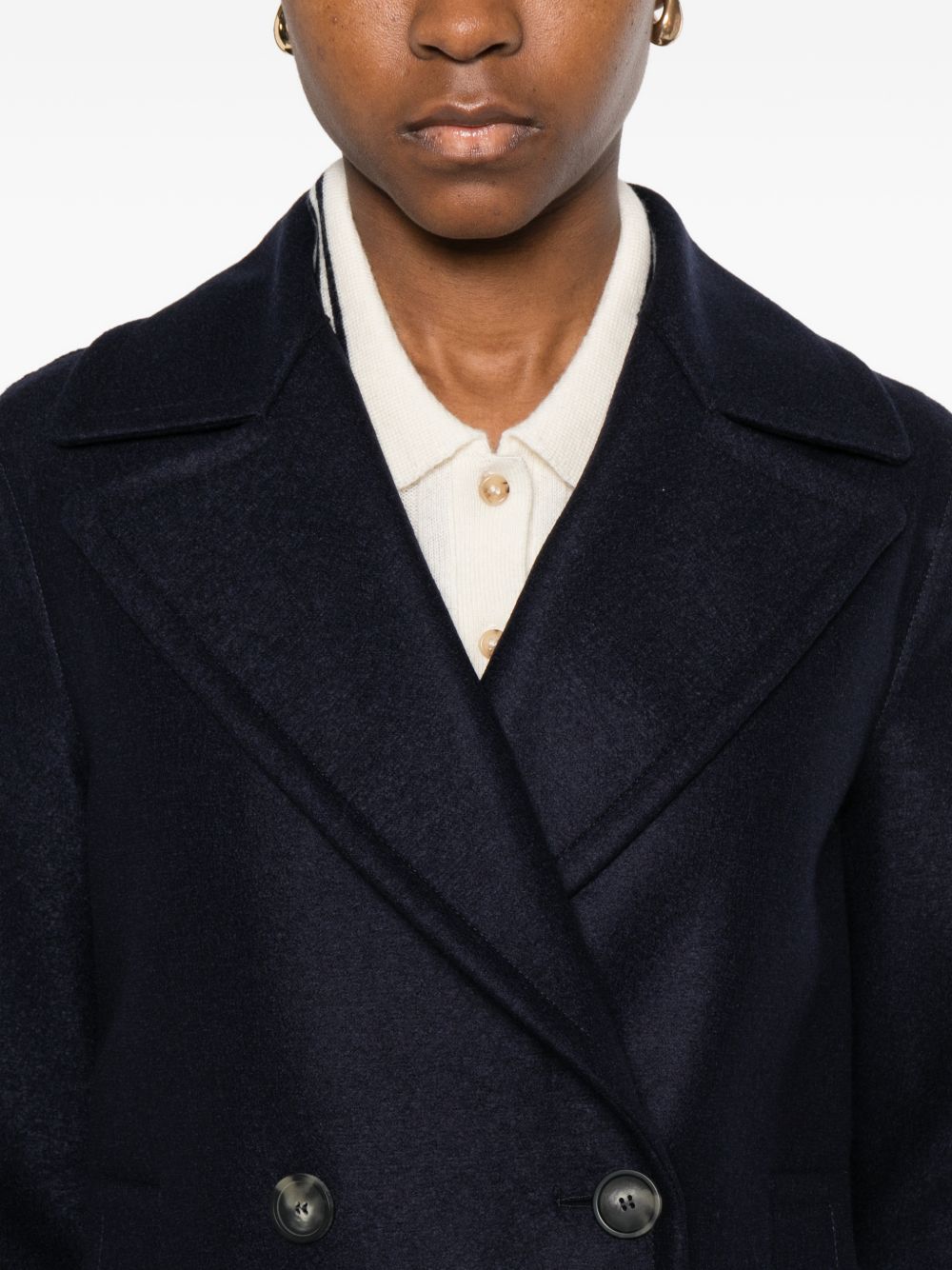 Harris Wharf London Women Wool Coat HARRIS WHARF LONDON