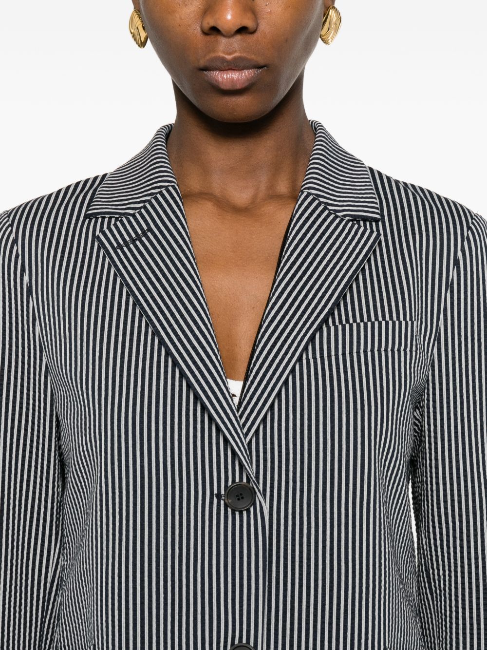 Harris Wharf London Women Cotton Blend Blazer Jacket HARRIS WHARF LONDON