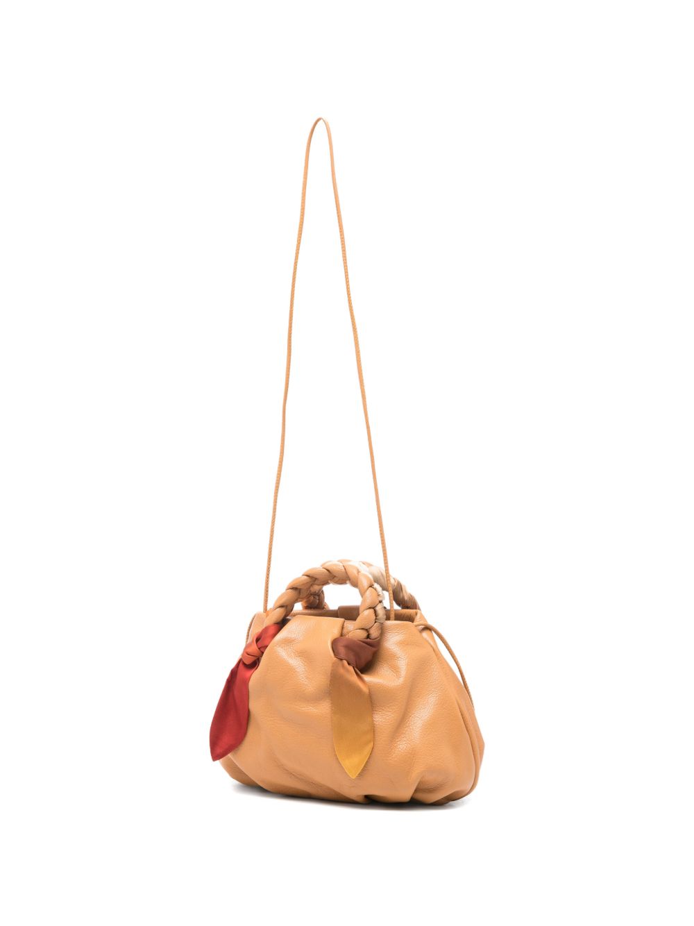 Hereu Women Bombon Foulard Leather Handbag HEREU