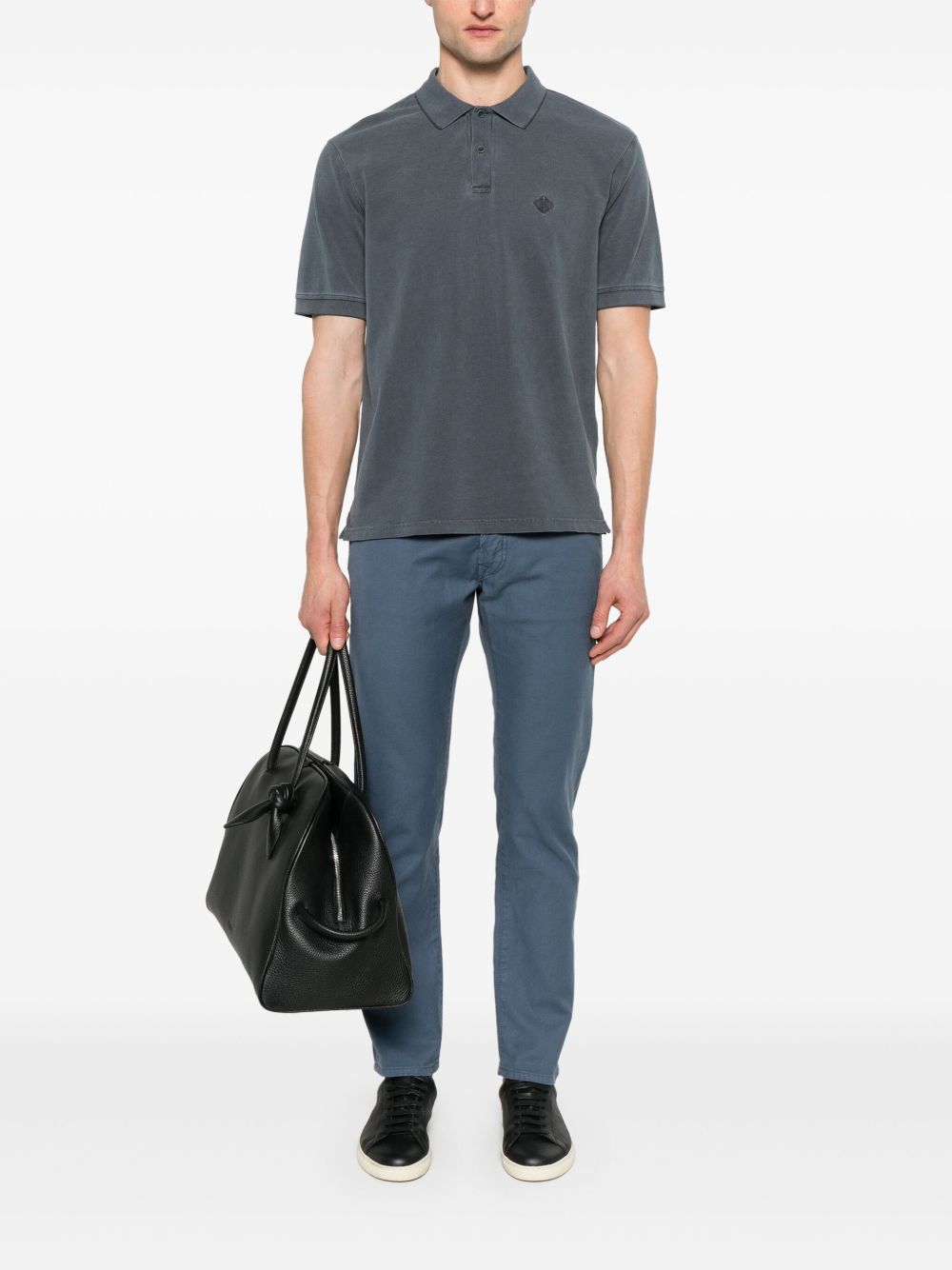 Herno Men Logo Cotton Polo Shirt HERNO