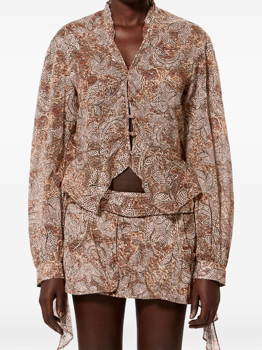 Isabel Marant Women Celeny Printed Blouse ISABEL MARANT