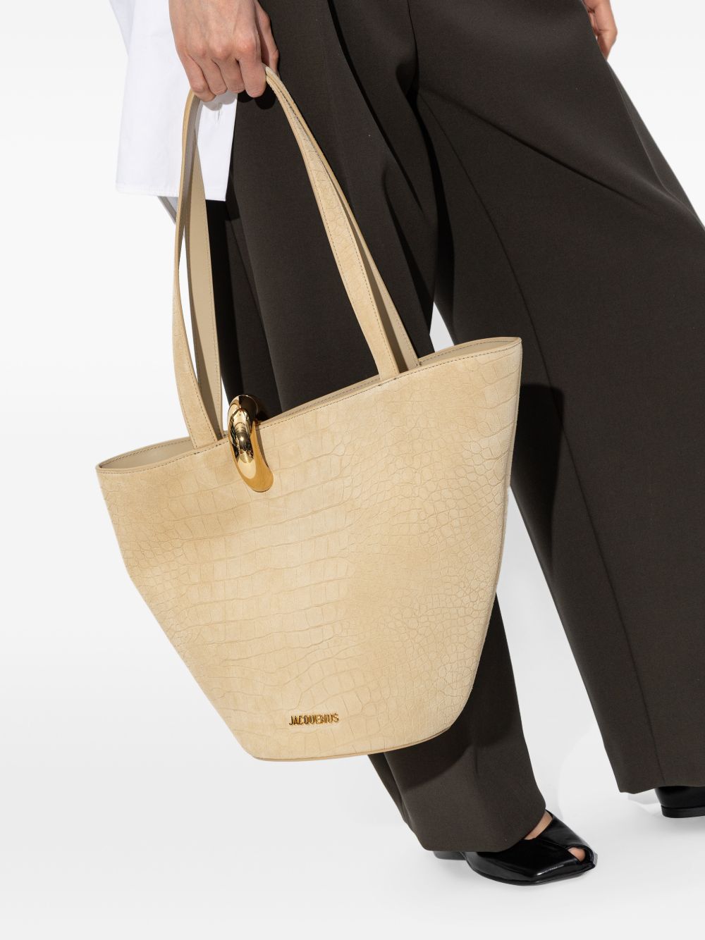 Jacquemus Women Le Bambola Moyen Leather Bucket Bag JACQUEMUS