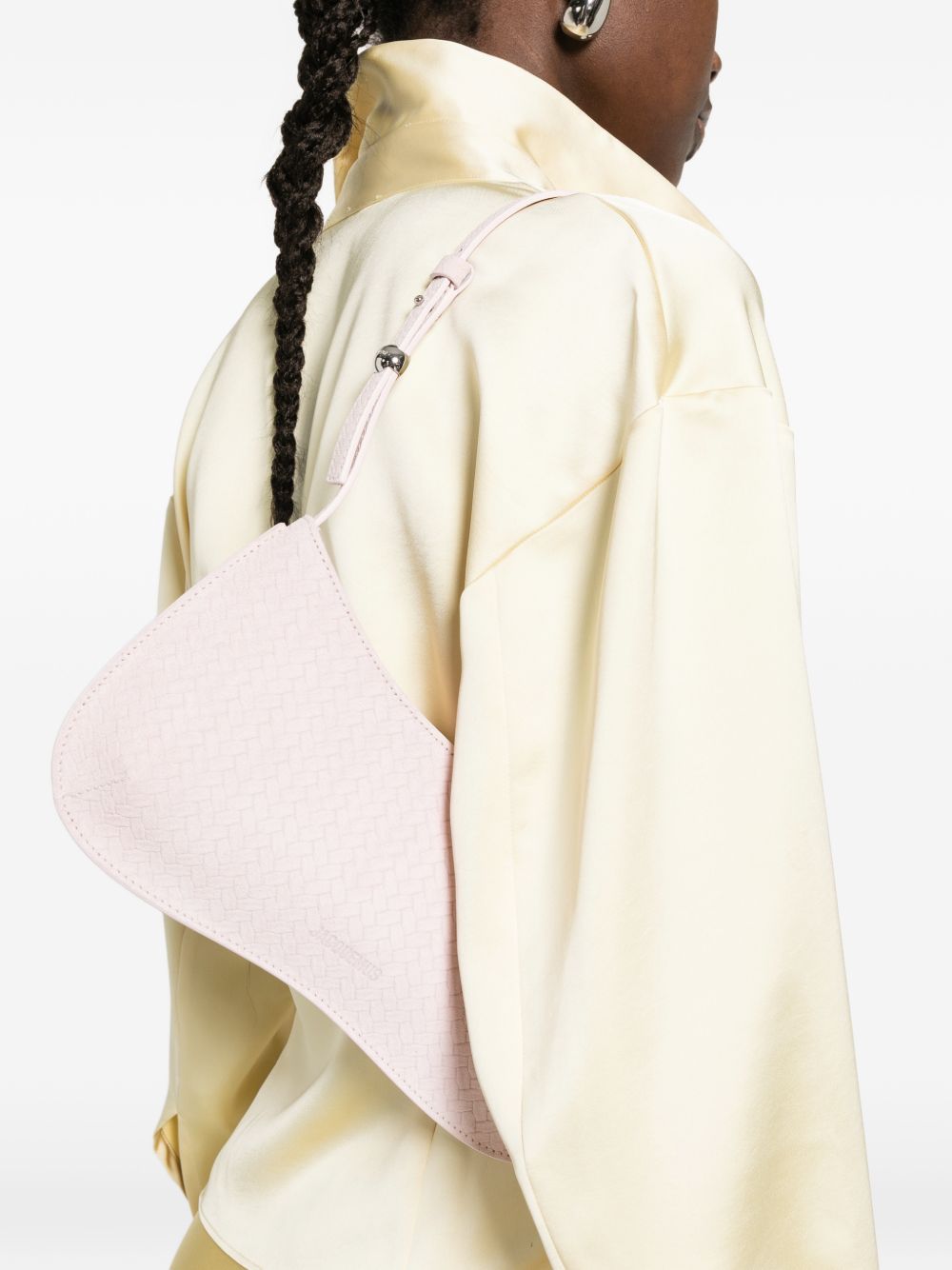 Jacquemus Women Le Bisou Leather Shoulder Bag JACQUEMUS