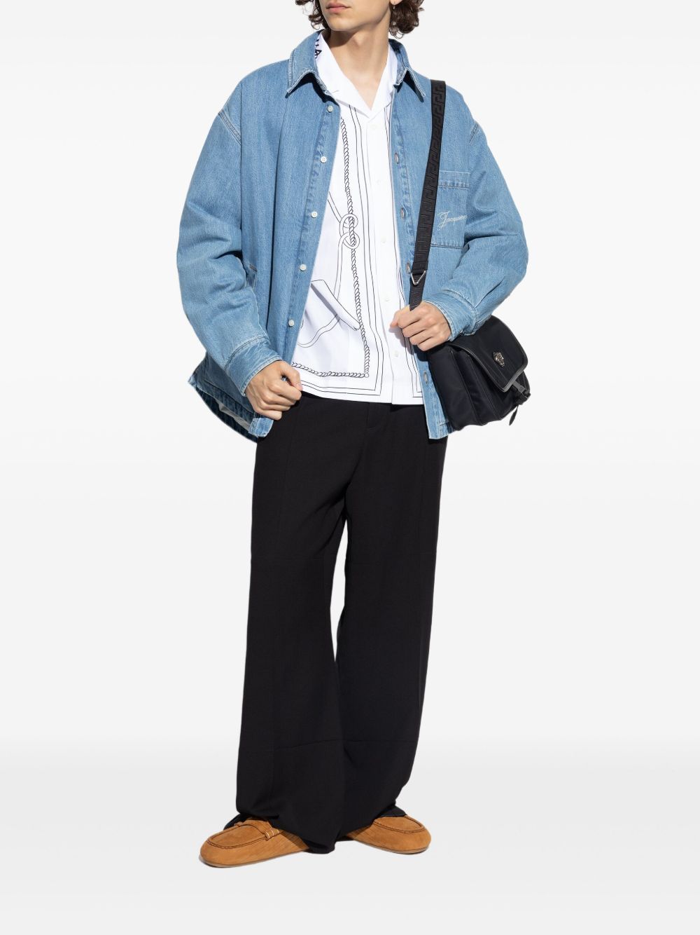 Jacquemus Men La Chemise Boulanger Denim Shirt JACQUEMUS