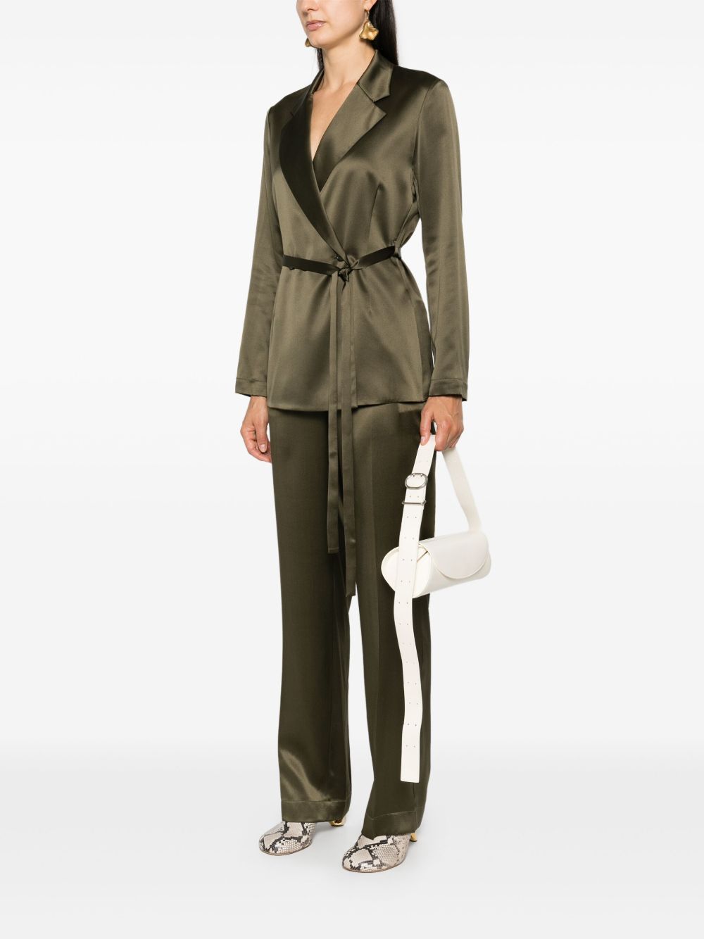 Jil Sander Women Cannolo Small Leather Shoulder Bag JIL SANDER