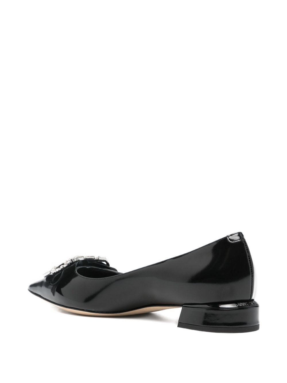 Jimmy Choo Women Auria Leather Ballet Flats JIMMY CHOO