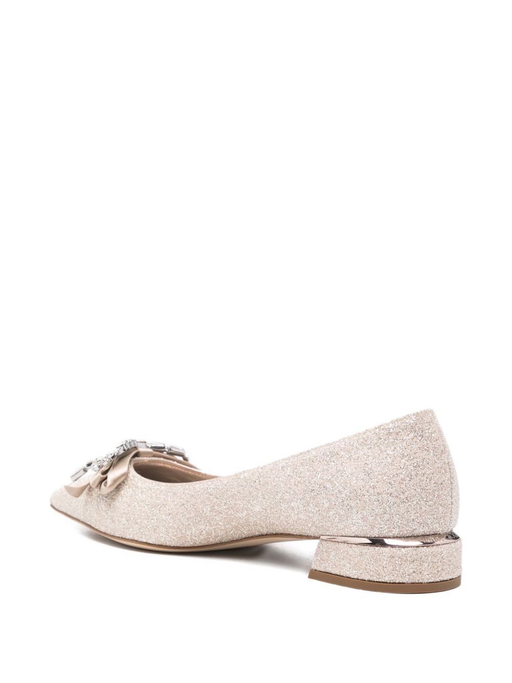 Jimmy Choo Women Auria Leather Ballet Flats JIMMY CHOO