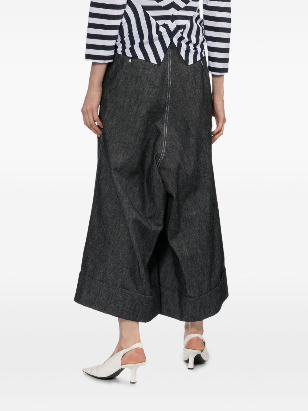 Junya Watanabe Women Cotton Wide-Leg Trousers JUNYA WATANABE