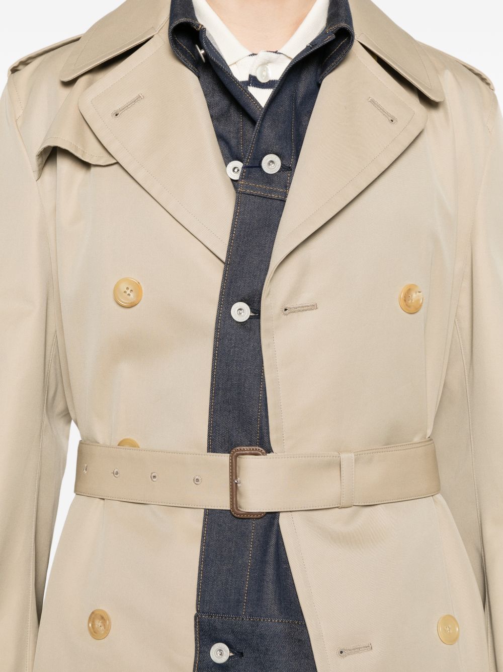 Junya Watanabe Men Cotton Double-Breasted Coat