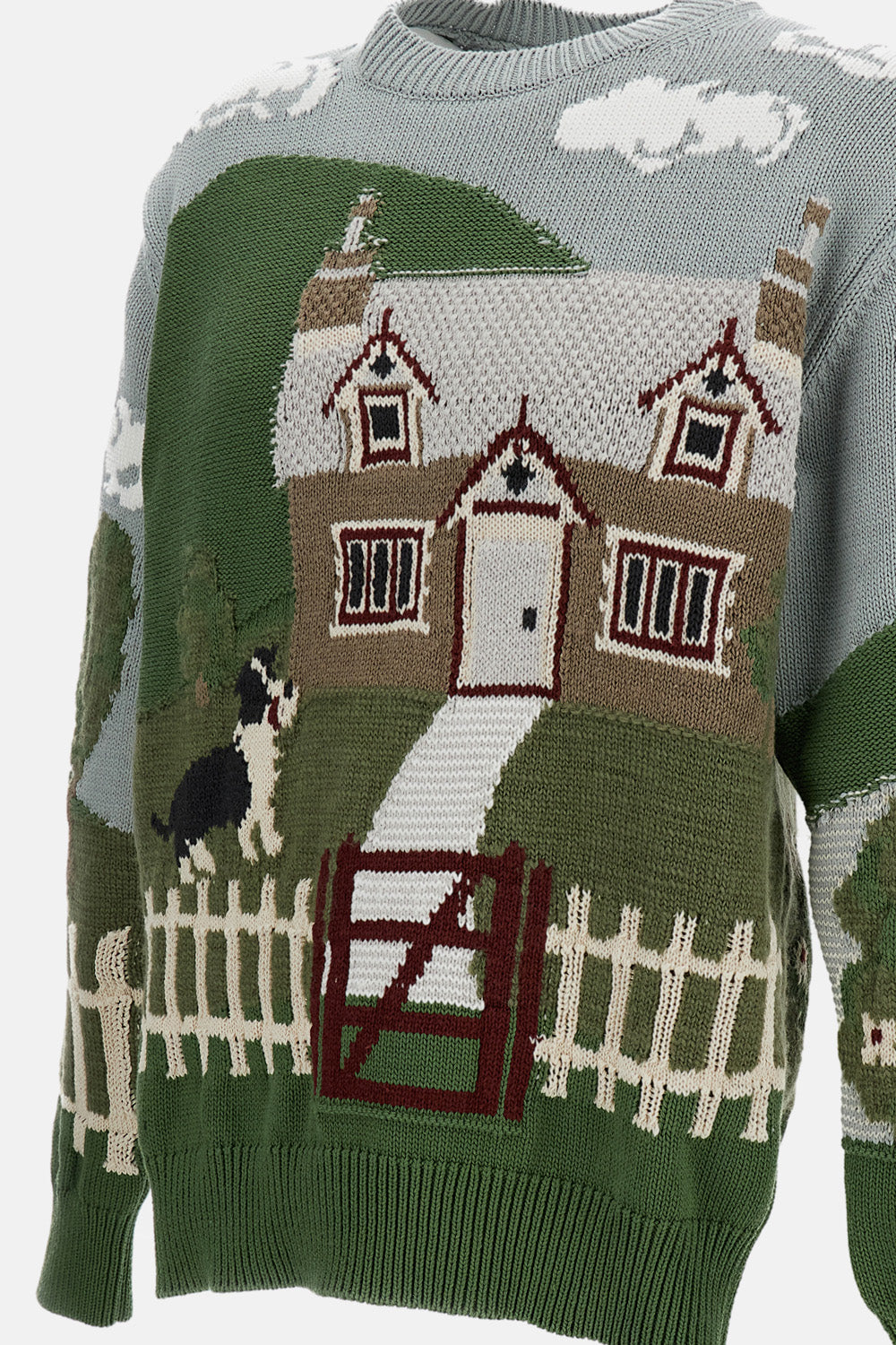 Junya Watanabe Men Embroidered Print Knitwear JUNYA WATANABE