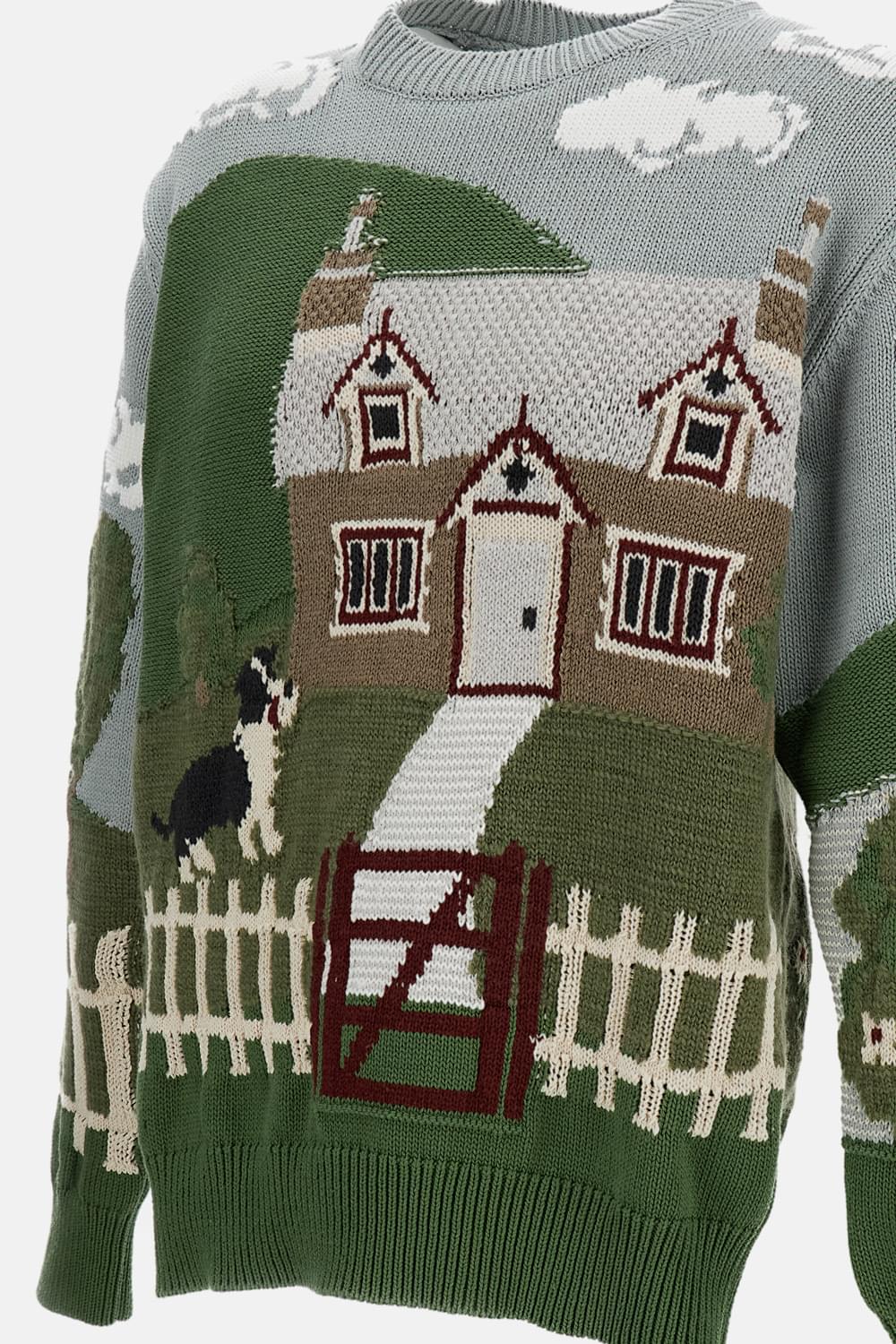 Junya Watanabe Men Embroidered Print Knitwear JUNYA WATANABE