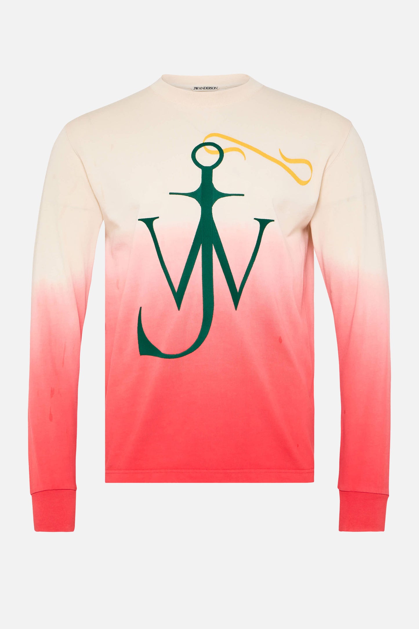Jw Anderson Men Dip Dye Anchor Longsleeve J.W. ANDERSON