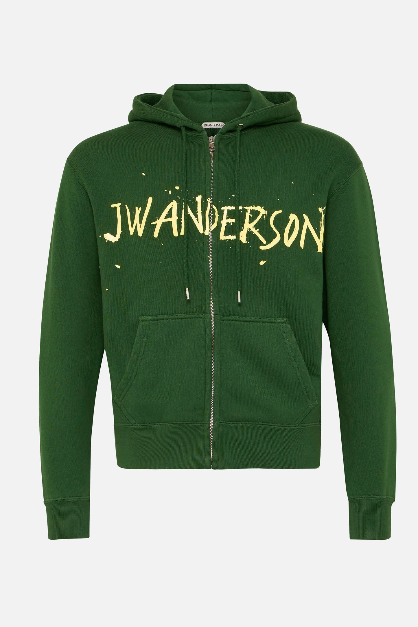 Jw Anderson Men Zip Front Print Hoodie J.W. ANDERSON