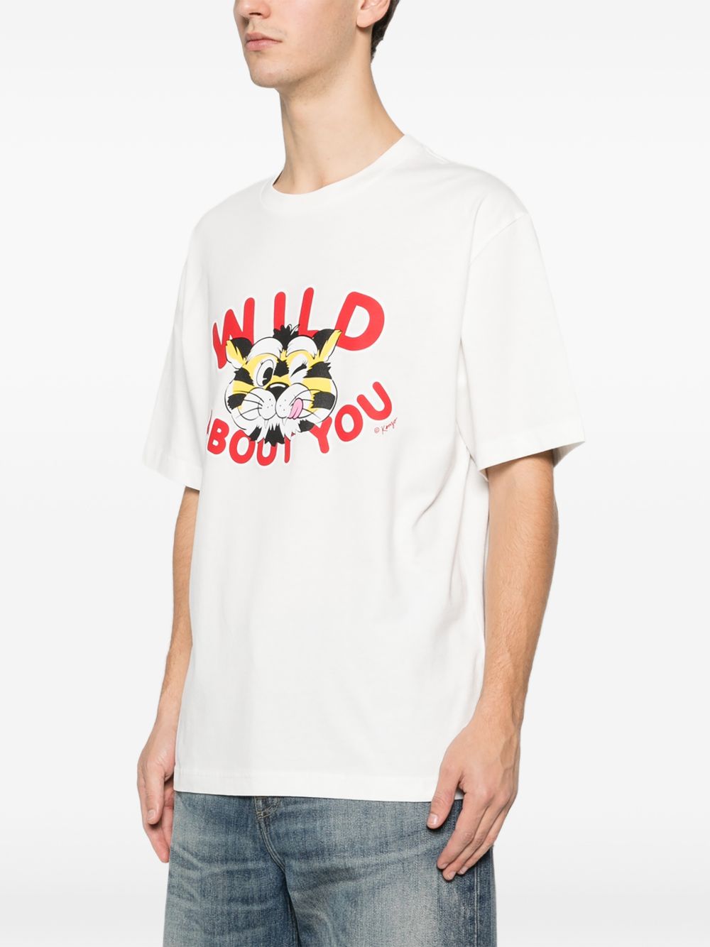 Kenzo Men Wild Tiger Cotton T-Shirt KENZO