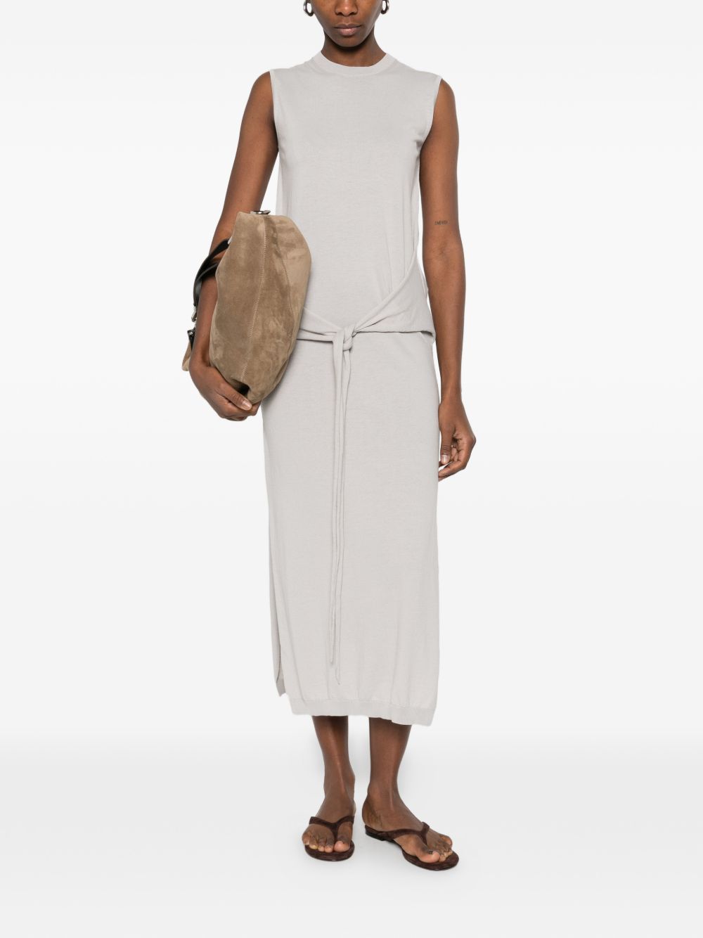 Lemaire Women Cotton Knotted Dress LEMAIRE