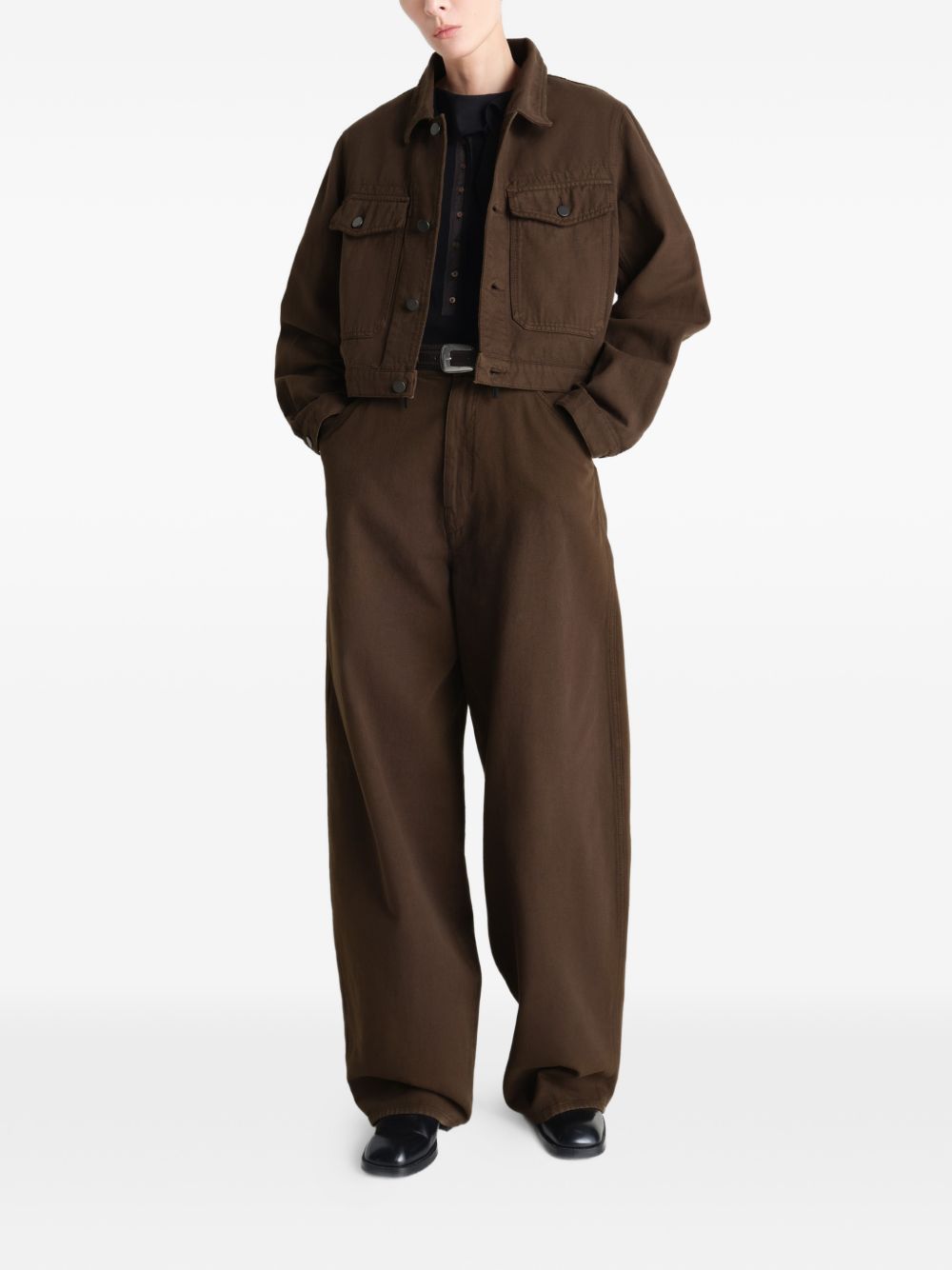 Lemaire Women Cotton Cropped Jacket LEMAIRE