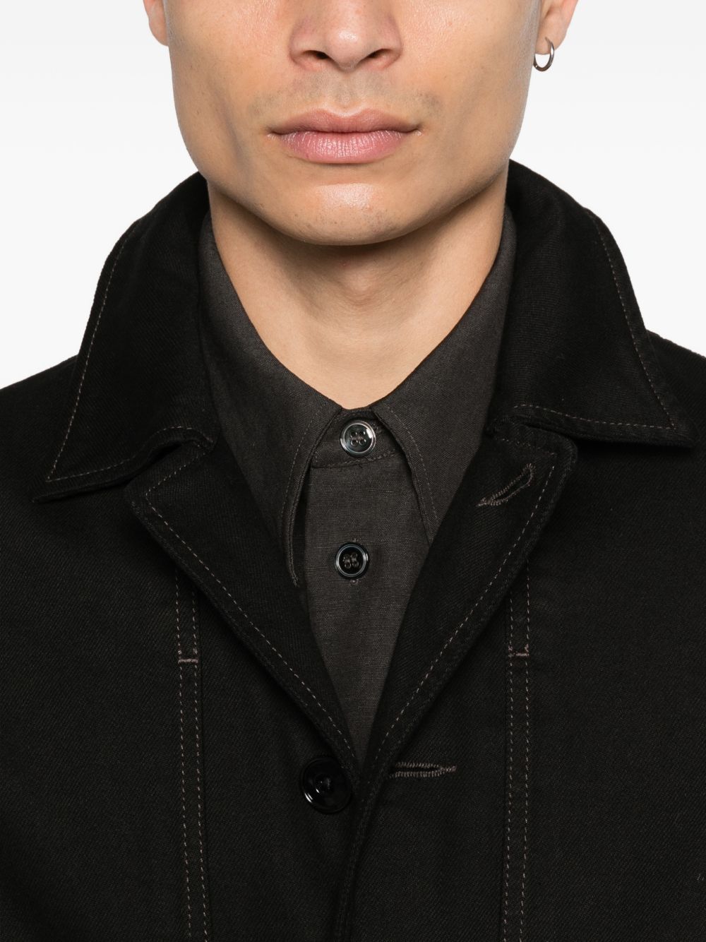 Lemaire Men Denim Cotton Jacket LEMAIRE