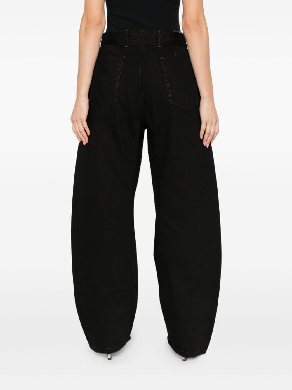 Lemaire Women Twisted Cotton Jeans LEMAIRE