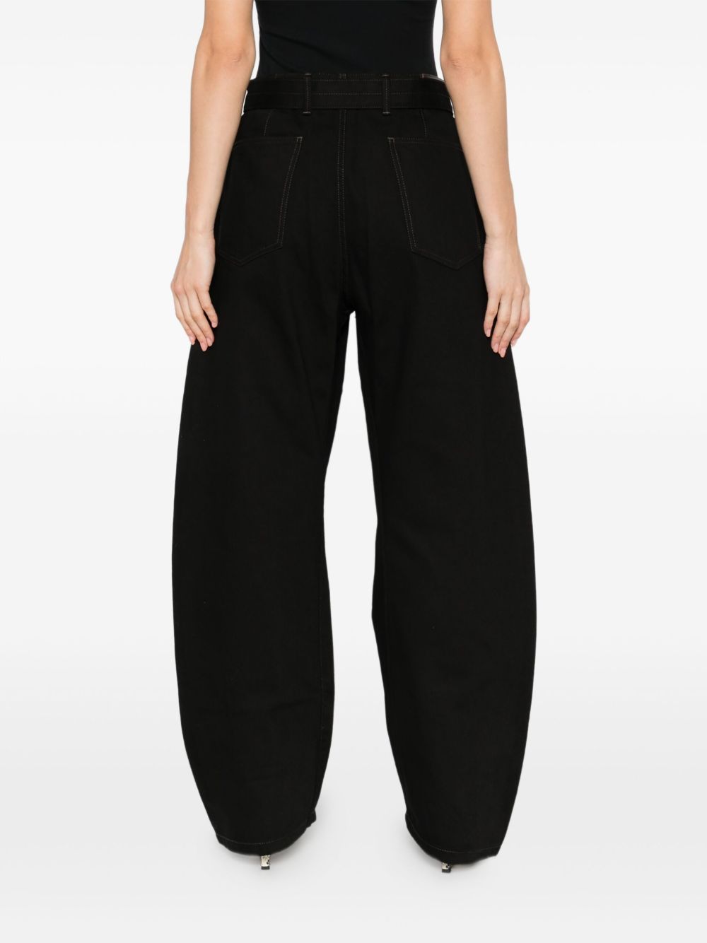 Lemaire Women Twisted Cotton Jeans LEMAIRE