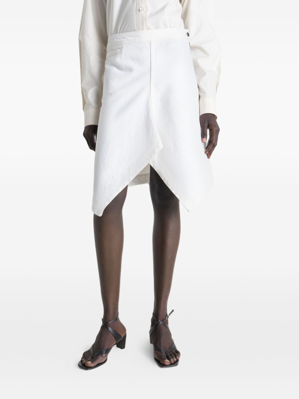 Lemaire Women Asymmetric Cotton Skirt LEMAIRE
