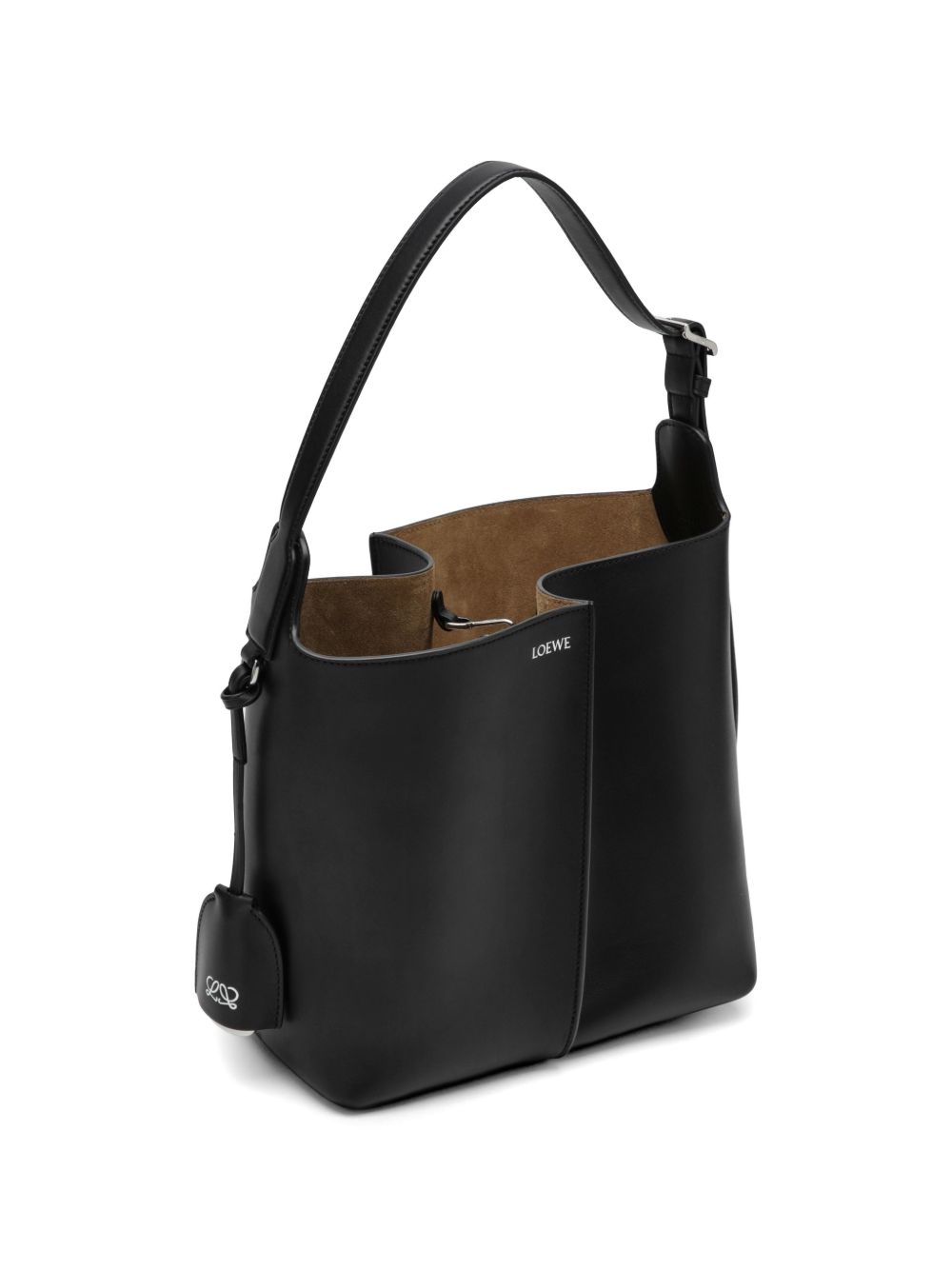 Loewe Women Bilbao Medium Leather Bucket Bag LOEWE