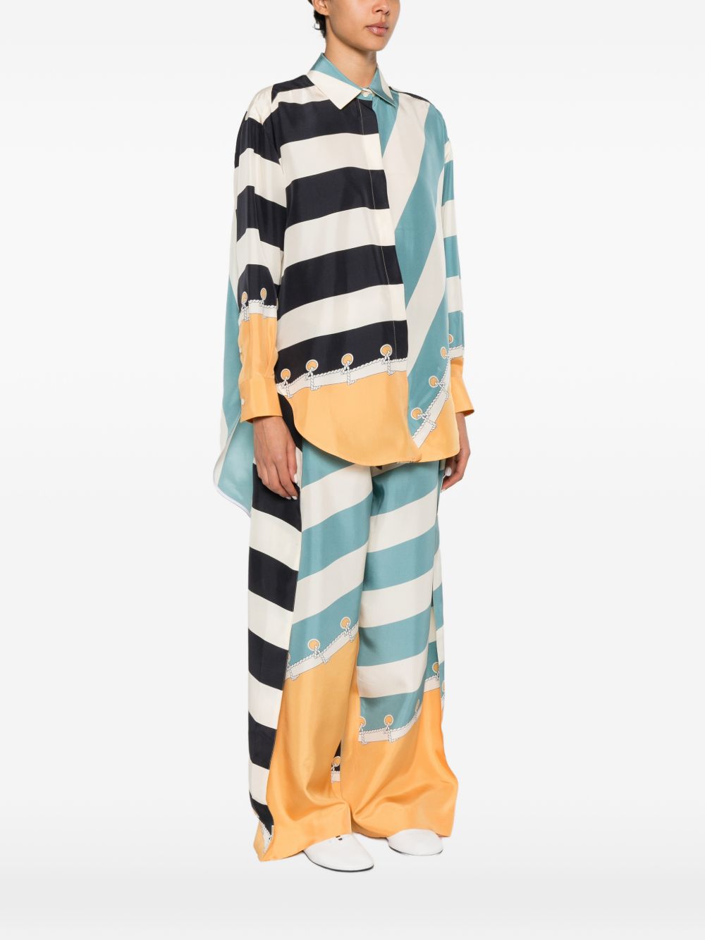 Loewe Women Printed Silk Shirt LOEWE