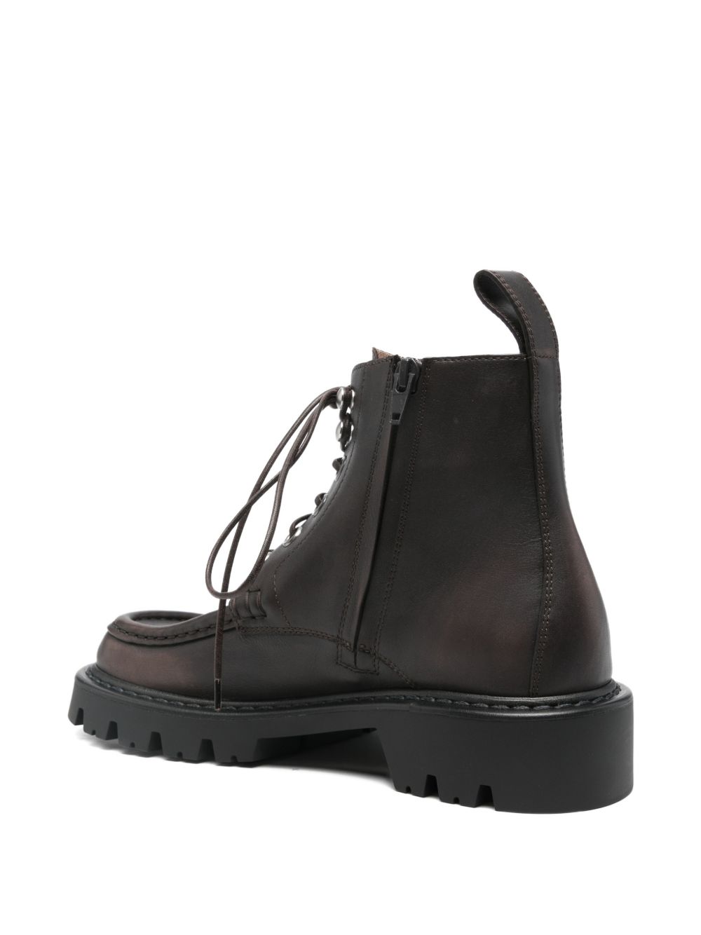 Loewe Women Sierra Leather Lace-Up Boots LOEWE