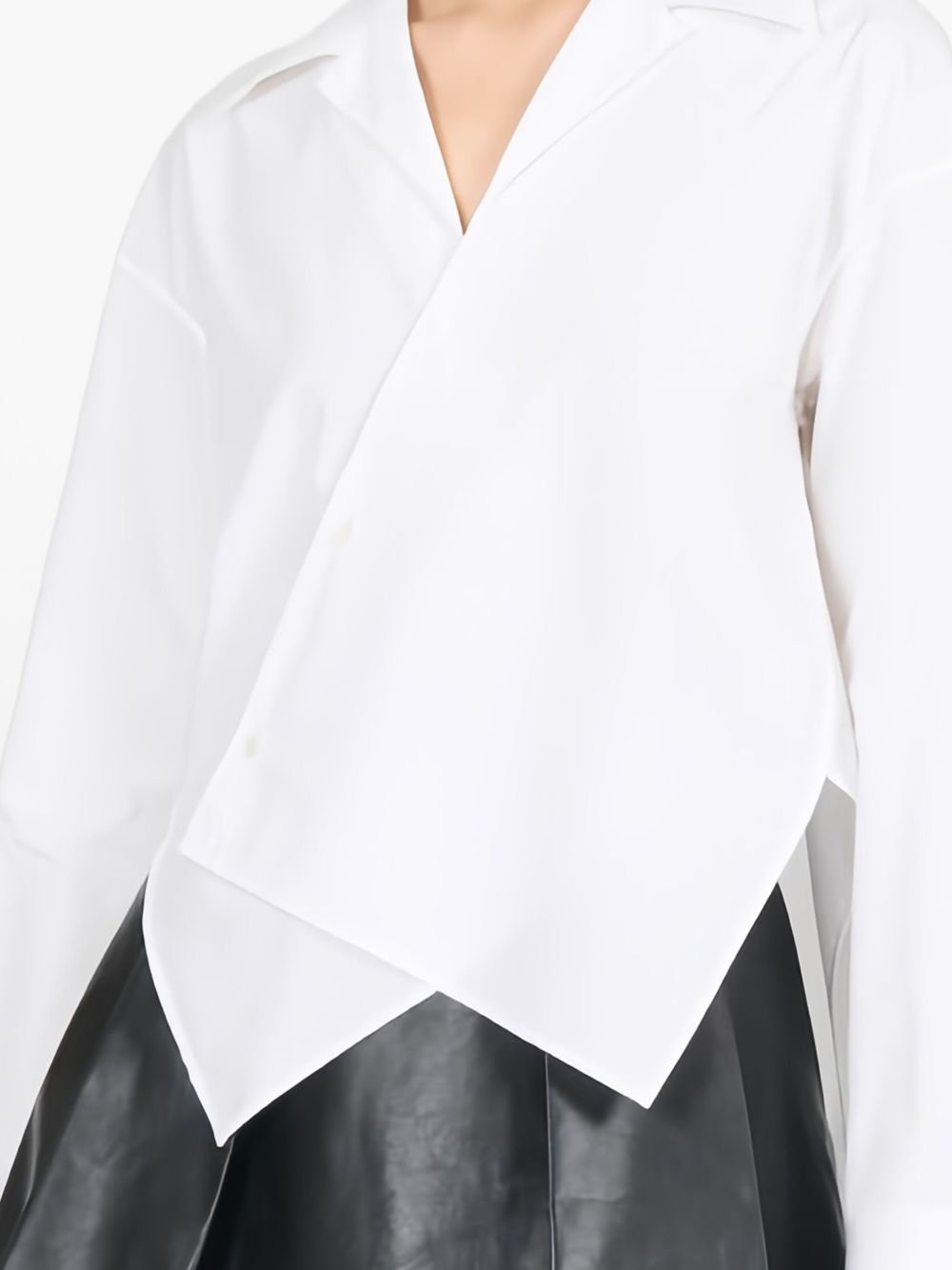 Loewe Women Cotton Asymmetric Shirt LOEWE