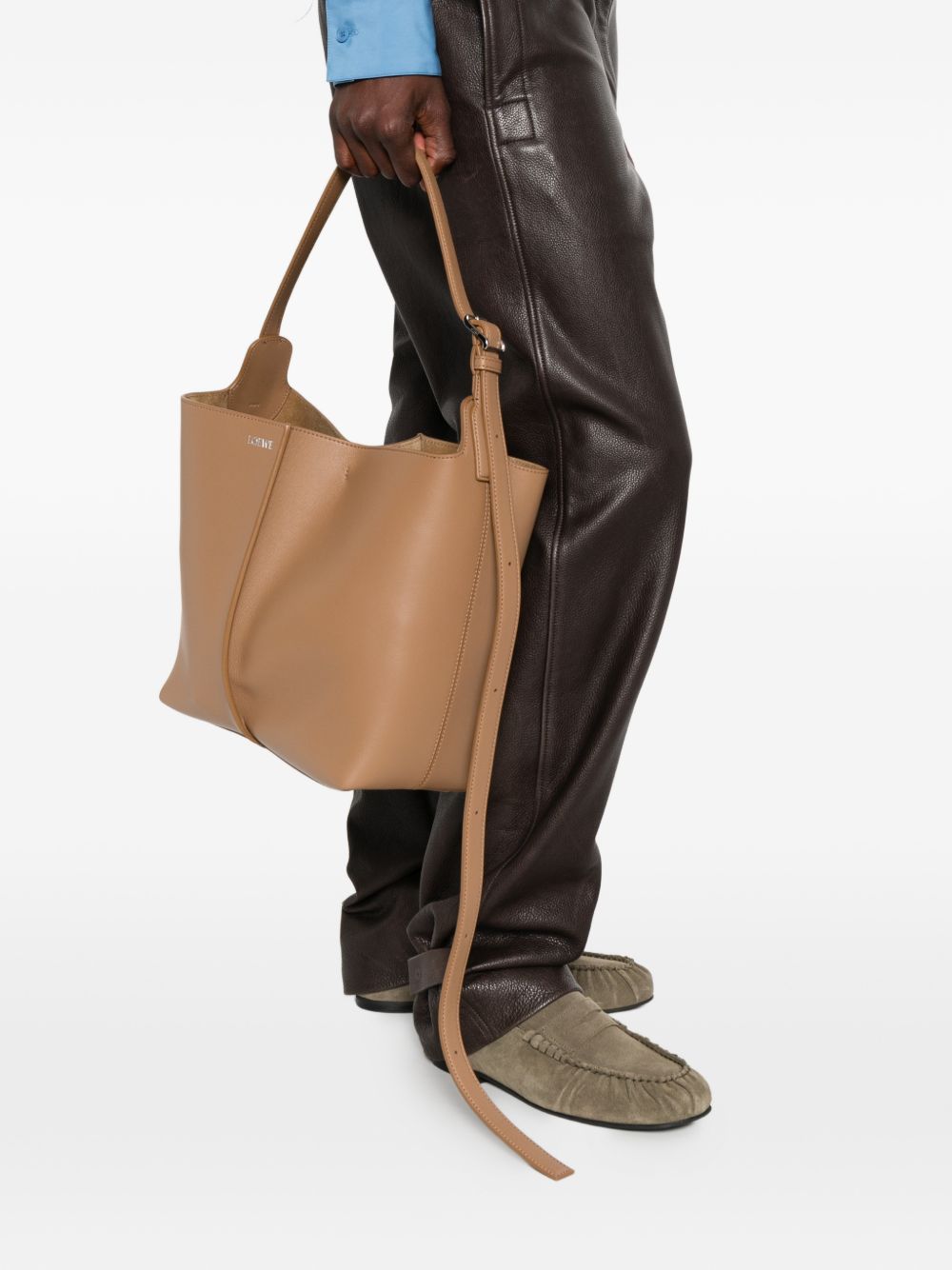 Loewe Women Bilbao Medium Leather Bucket Bag LOEWE
