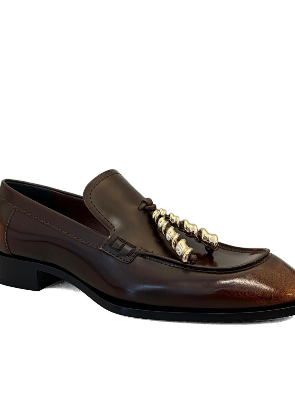 Loewe Women Edge Leather Loafers LOEWE