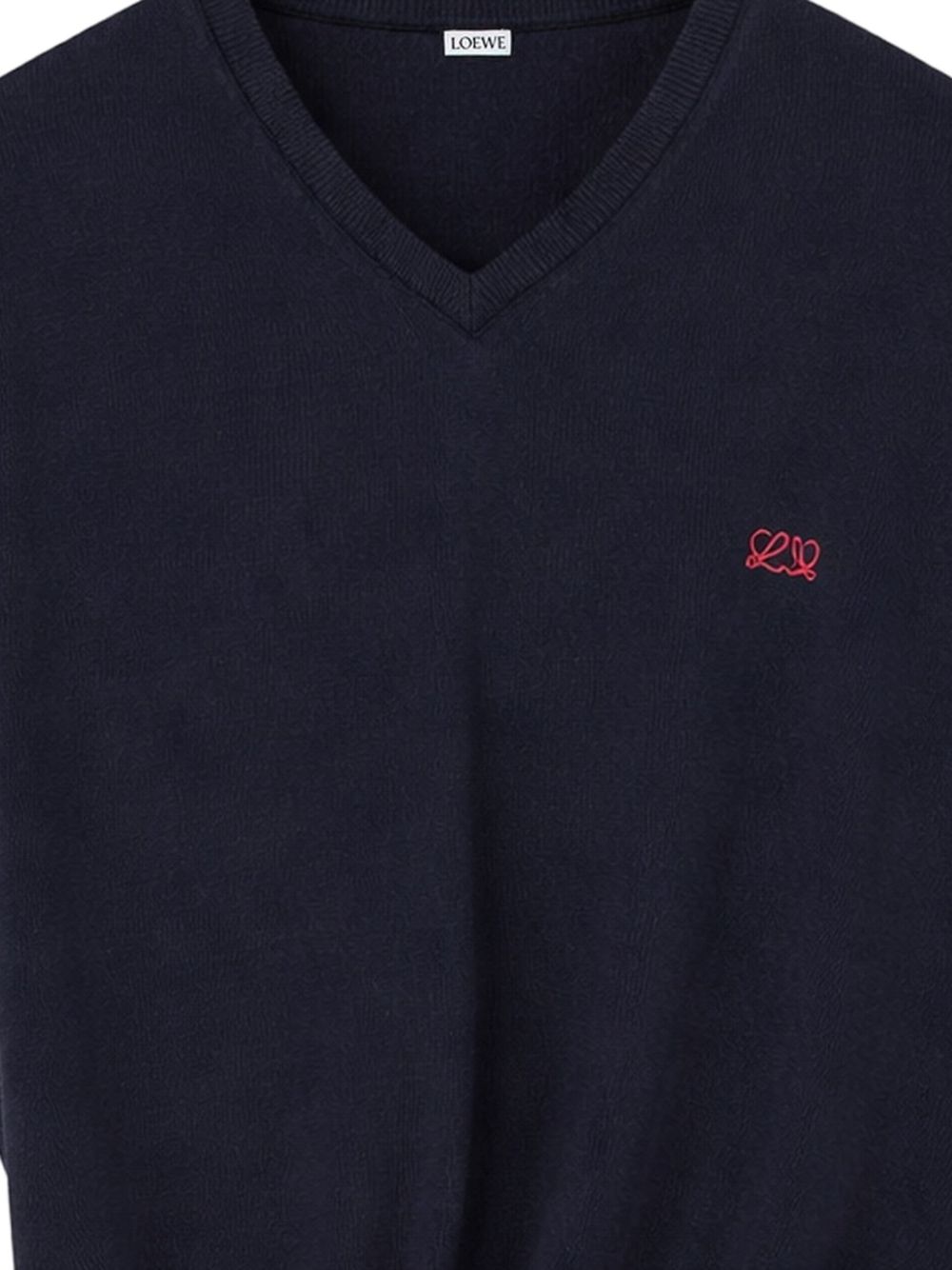Loewe Women Wool V-Necked Sweater LOEWE