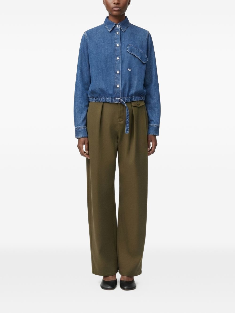 Loewe Women Denim Cotton Shirt LOEWE