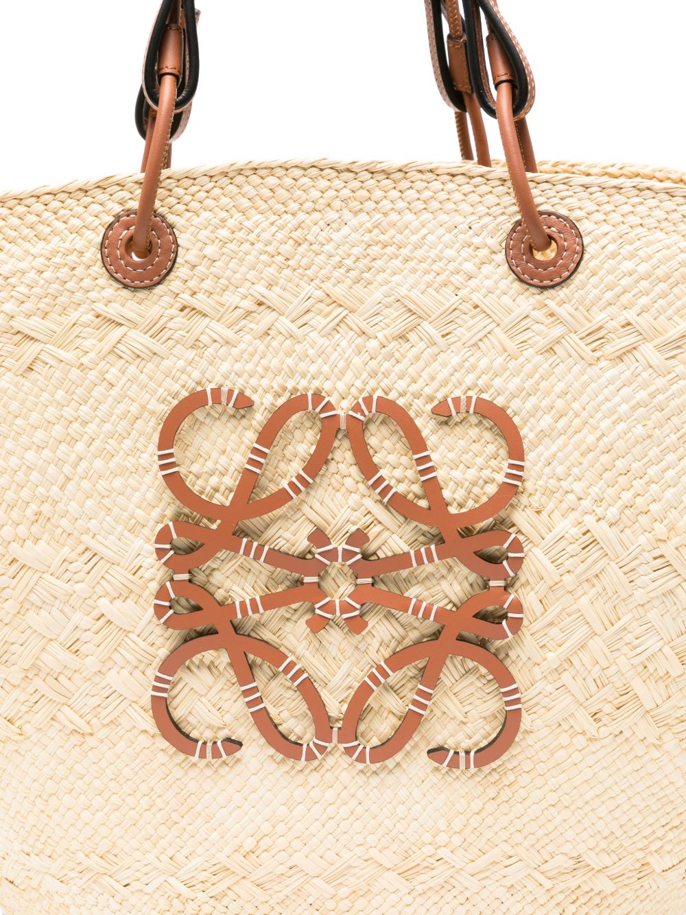 Loewe Paula's Ibiza Women Anagram Rafia Large Tote LOEWE