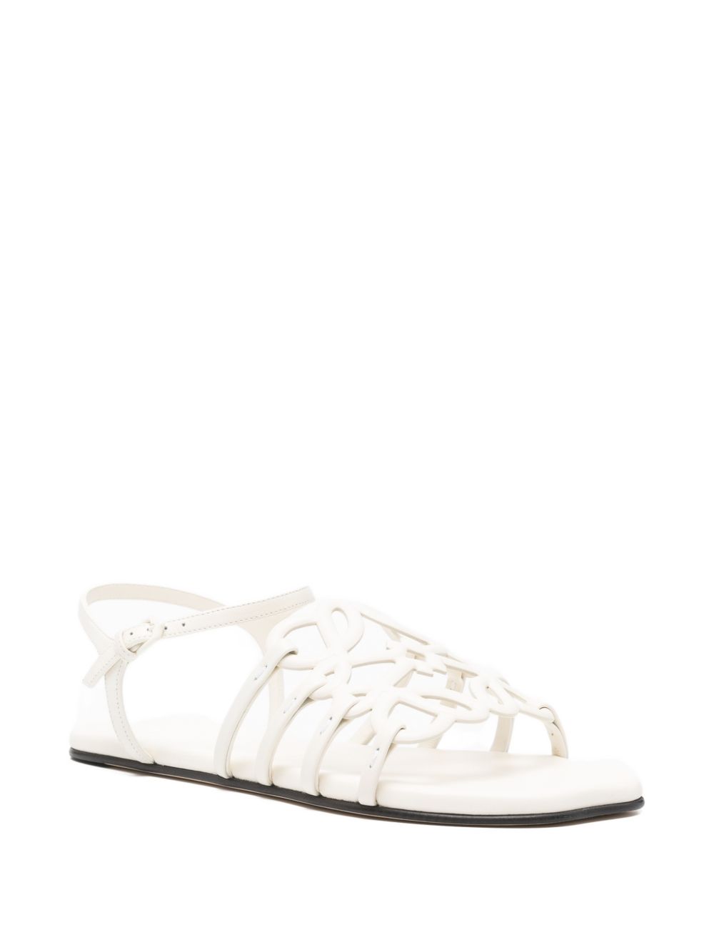 Loewe Paula's Ibiza Women Petal Anagram Leather Sandals LOEWE