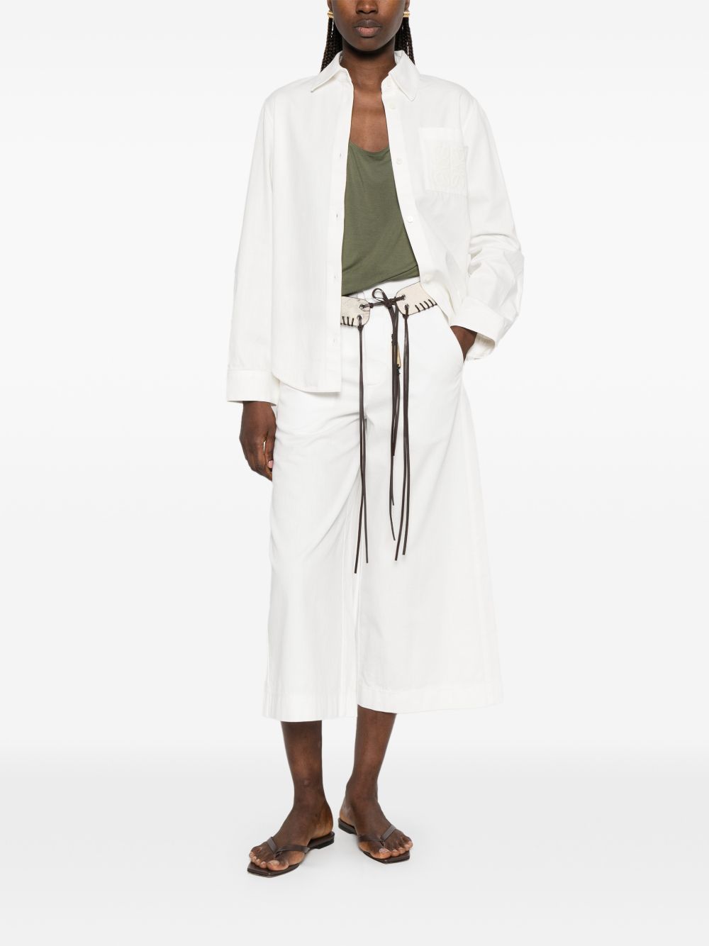 Loewe Paula's Ibiza Women Denim Cotton Shirt LOEWE