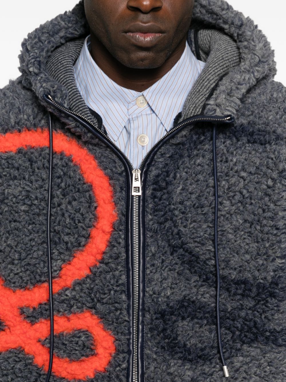 Loewe Men Anagram Wool Blend Jacket LOEWE