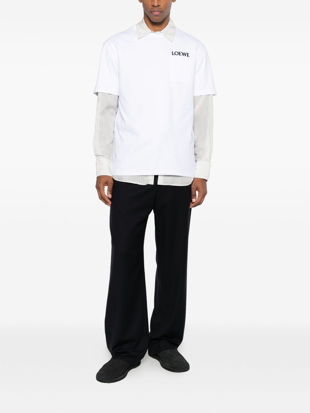 Loewe Men Wool Drawstring Trousers LOEWE