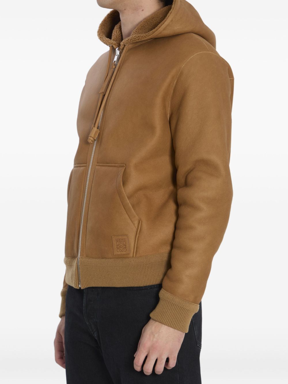 Loewe Men Shearling Leather Jacket LOEWE
