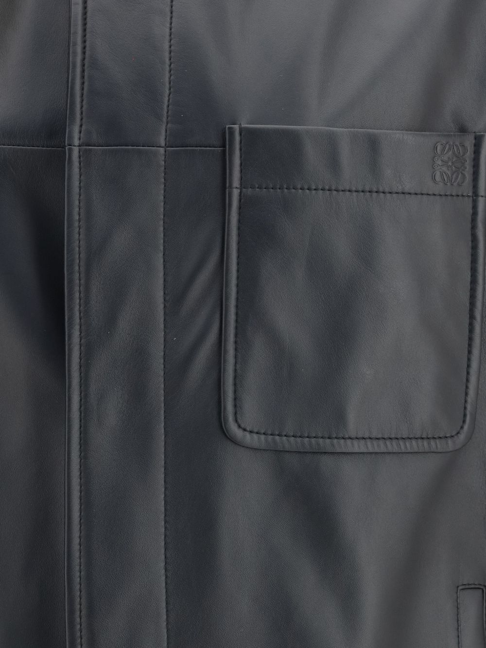 Loewe Men Leather Shirt LOEWE