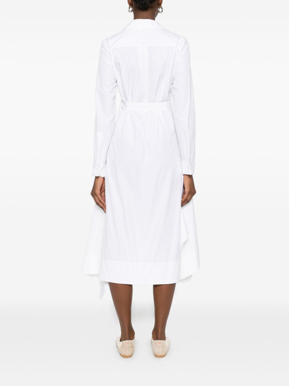 Loewe Women Cotton Draped Dress LOEWE