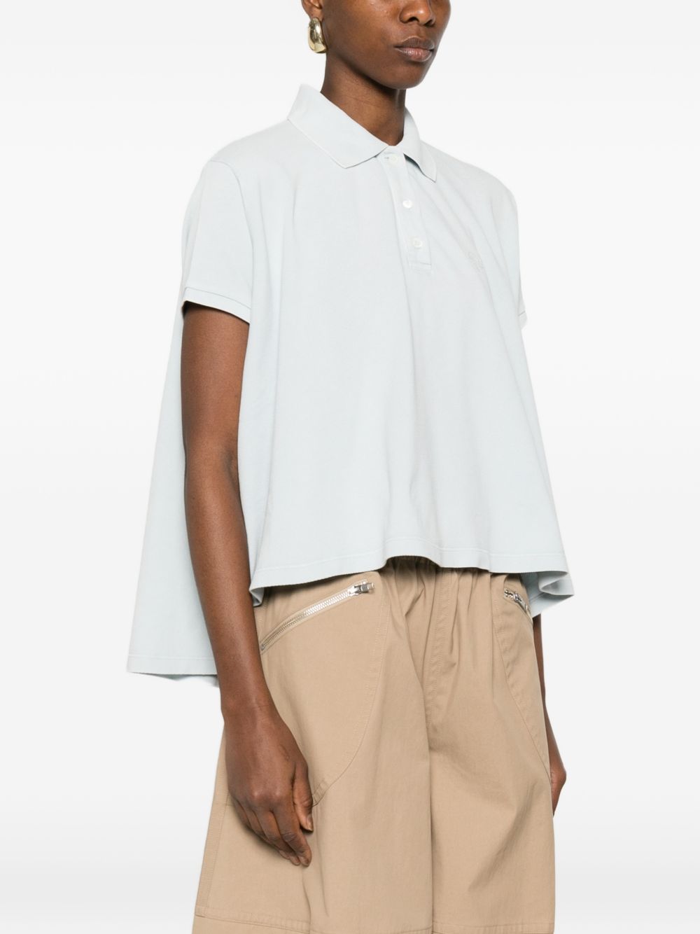 Loewe Women Anagram Cotton Polo Shirt LOEWE
