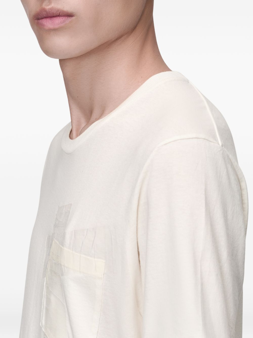 Maison Margiela Men Taped Cotton T-Shirt MAISON MARGIELA