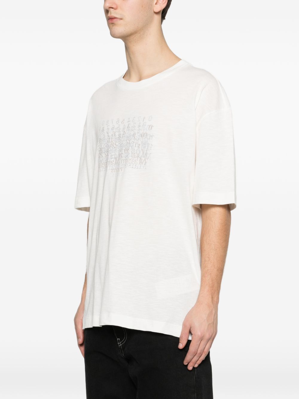 Maison Margiela Men Logo Cotton T-Shirt MAISON MARGIELA