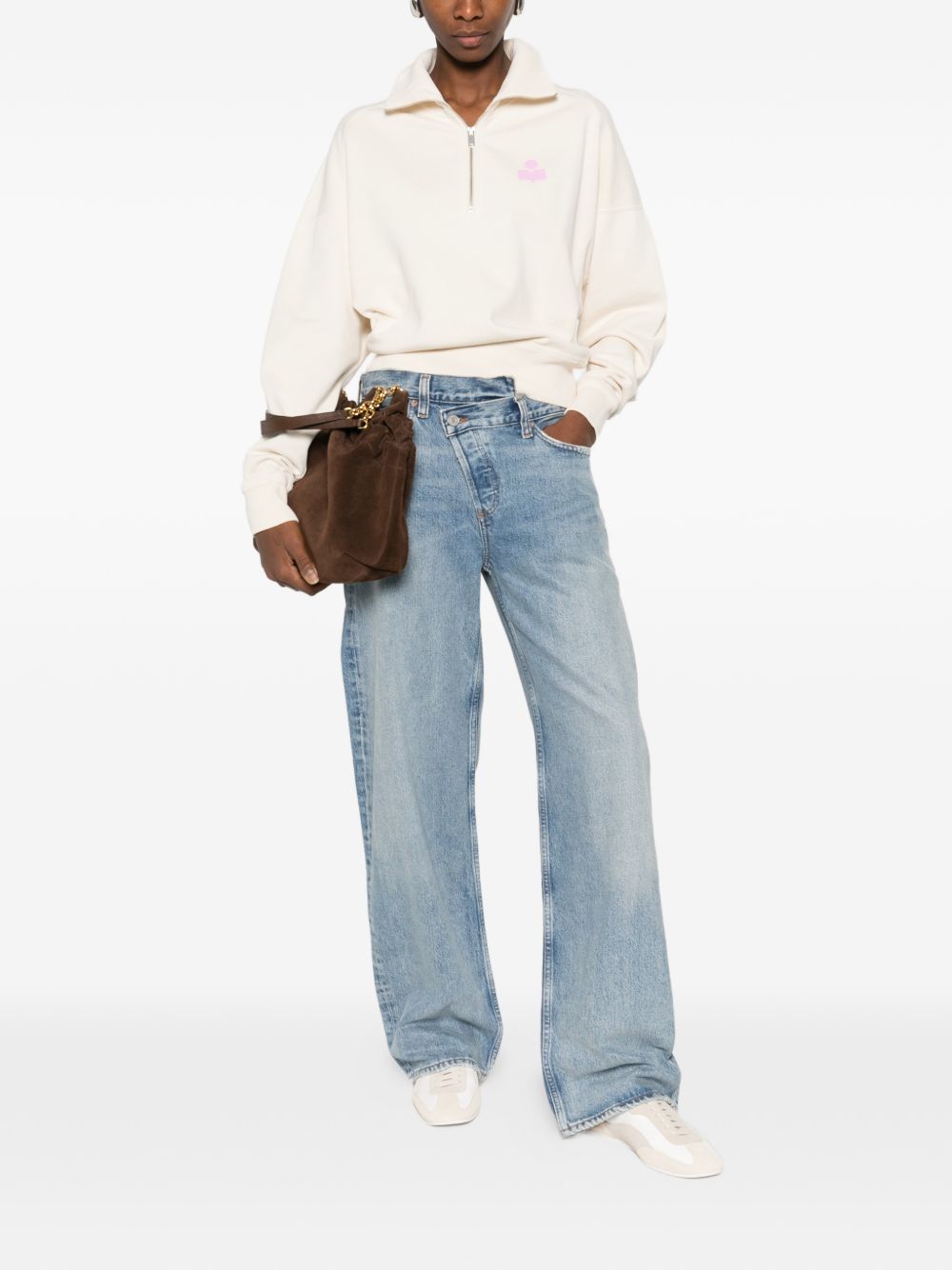 Marant Etoile Women Ross Cotton Sweatshirt ISABEL MARANT ETOILE