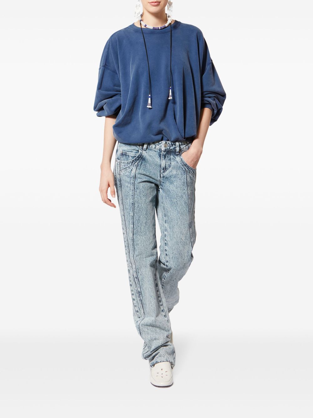 Marant Etoile Women Cotton Crewneck Sweatshirt ISABEL MARANT ETOILE