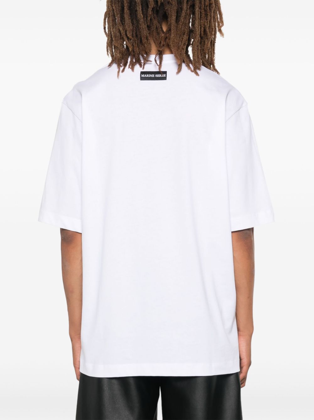 Marine Serre Men Moon Cotton T-Shirt MARINE SERRE