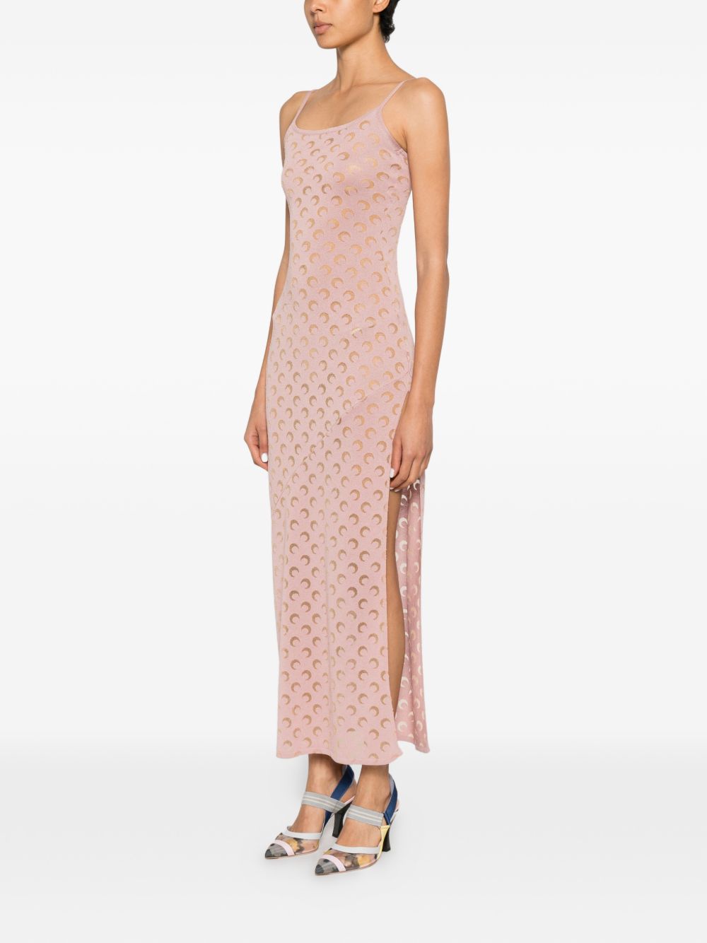 Marine Serre Women Moon Devore Long Dress MARINE SERRE
